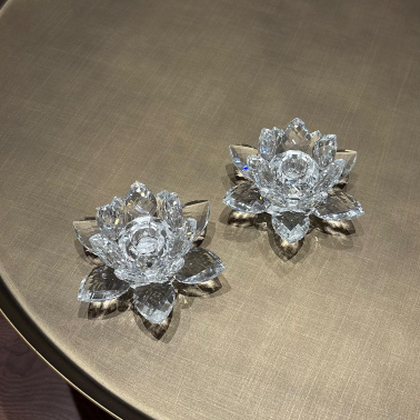 Подсвечник хрустальный "Лотос" от Garda Decor - 