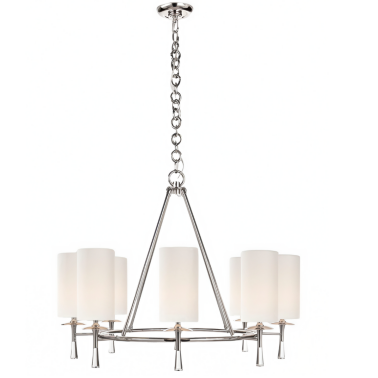 Люстра никель Valente Louvre home LHLCH310124XNP - 