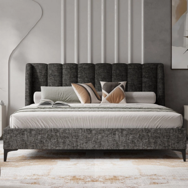 Кровать с решеткой (180x200) MOD INTERIORS Wabi Sabi MDI.BD.WS.12 - 