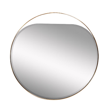Зеркало круглое в золотой раме Garda Decor KFE1240 - 