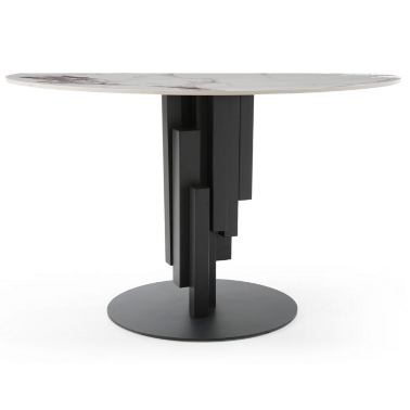 Обеденный стол белая керамика ESF DT9360FCI WHITE - 