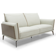 Диван кожаный Cubo Rosso LIBECCIO Niagara Natural 4018