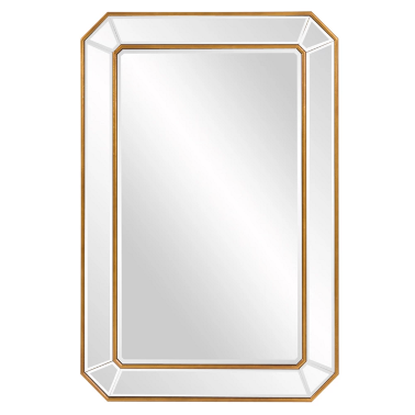 Зеркало в золотой раме Lennox от Louvre home - 