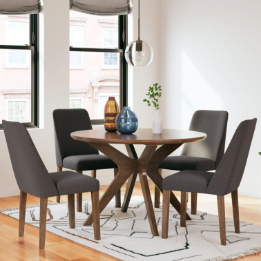 Стул обеденный темно-серый ASHLEY D615-02 - 