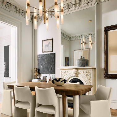 Люстра стеклянная Ame от Louvre home LHLCH100224XNP - 