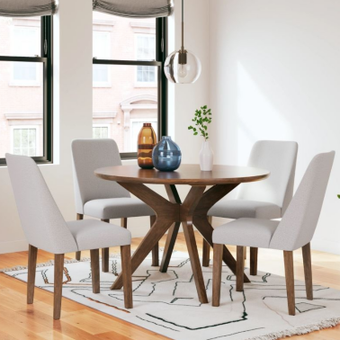 Стул обеденный серый ASHLEY D615-01 - 