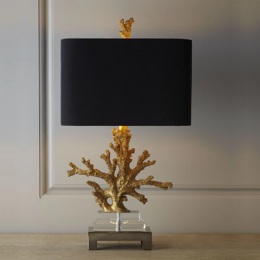 Настольная лампа в форме коралла Hudson от Louvre home - 