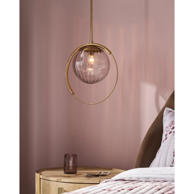 Золотой подвесной светильник Erin от Louvre home - 