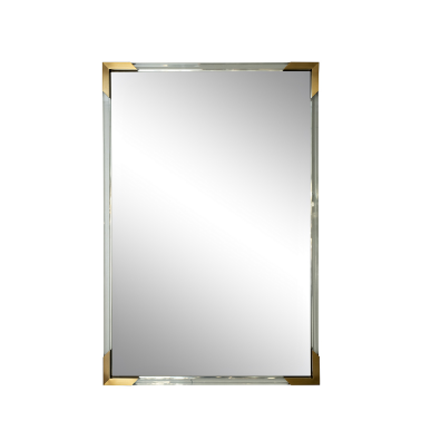 Зеркало прямоугольное с золотыми вставками Garda Decor 19-OA-9144 - 