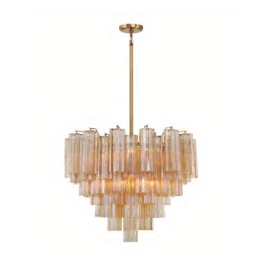 Люстра с янтарным стеклом Tolbot Louvre home LCH950924SWL - 