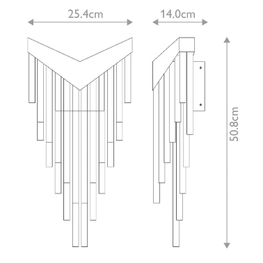 Бра настенное Eurofase QN-VIVIEN-1W-BG - 