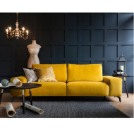 Дизайнерский диван с низкой спинкой ROM Romano Velluti - Gold