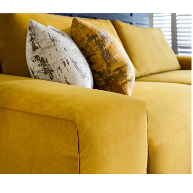 Дизайнерский диван с низкой спинкой ROM Romano Velluti - Gold - 